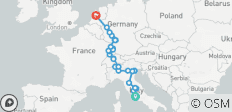  Italiaanse rondreis langs de Romantische Rijn en 2 nachten in Luzern 2028 - 32 bestemmingen 
