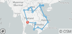  18 to 35s Epic South East Asia (26 destinations) - 26 destinations 