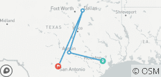  De grandes histoires du Texas : un voyage à la découverte des villes, de la nature et de l\'aventure - 4 destinations 