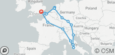  Ontdek Europa (Hotels tot maart ’27, winter, vertrek vanuit Londen, klassiek) - 16 bestemmingen 