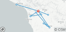  Toskana &amp; Cinque Terre Individuelle Reise mit gemeinsamen Ausflügen 8 Tage 7 Nächte - 13 Destinationen 