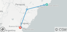  Brazil to Buenos Aires Explorer - 13 days - 10 destinations 