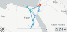  Avontuur in Egypte en Jordanië – 15 dagen - 25 bestemmingen 
