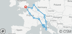  Hoogtepunten van het echte Europa – 12 dagen - 17 bestemmingen 