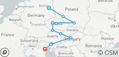  18 à 35 ans : Le cœur de l\'Europe (13 destinations) - 13 destinations 