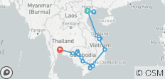  Vietnam &amp; Cambodia Adventure (24 destinations) - 24 destinations 