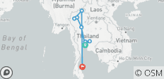  Thailand Tour Full of Culture, Nature and Coastal Magic: From Bangkok to Koh Phangan - 10 destinations 