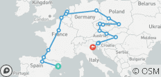  18- bis 35-Jährige: Von Spanien nach Italien - 22 Destinationen 