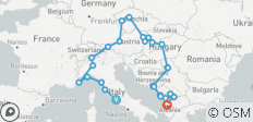  De la antigua Roma al corazón de los Balcanes en 30 días; tour semiprivado con guía dedicado y coche propio - 44 destinos 