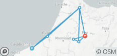  Morocco Tours from Casablanca 9 Days - 12 destinations 