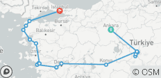  Grand Tour of Turkey - 21 destinations 