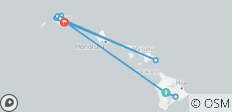  Two Worlds of Hawaii: Big Island and Kauai - 11 destinations 