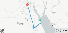  Avontuur in Egypte: Duik in de Rode Zee en de oude cultuur! - 6 bestemmingen 