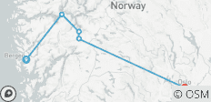  Bergen to Oslo: Norway\'s Most Scenic Journeys - 5 destinations 