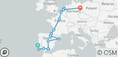  De 18 a 35 segundos: De Lisboa a Berlín, en directo - 16 destinos 