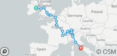  Door Europa naar Rome (31 bestemmingen) - 31 bestemmingen 