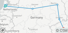  Amsterdam, Berlin et Prague (9 destinations) - 9 destinations 
