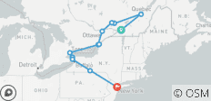  Canada, Niagara and New York (12 destinations) - 12 destinations 