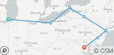  Chicago, Niagara et New York vers Washington (7 destinations) - 7 destinations 