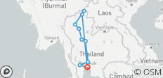  Lo mejor de Tailandia, incluyendo Kanchanaburi - Con final en Bangkok (10 destinos) - 10 destinos 