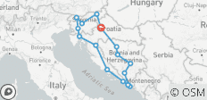  Croatia, Bosnia and Slovenia (18 destinations) - 18 destinations 