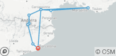 Catalonia, South of France and Andorra (10 destinations)