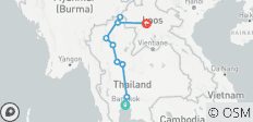  Classic Thailand and the Jewels of Laos (9 destinations) - 9 destinations 
