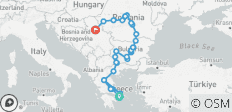  De Atenas a Belgrado (28 destinos) - 28 destinos 