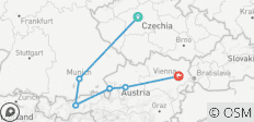  Prague, Munich and Austria (6 destinations) - 6 destinations 