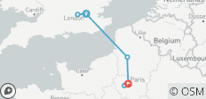  Van Londen naar Parijs (7 bestemmingen) - 7 bestemmingen 