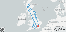  London, Scotland, and Southern England (24 destinations) - 24 destinations 