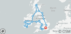  London, Scotland, Ireland, and Southern England - 34 destinations 