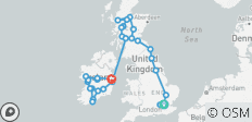  Leisurely United Kingdom and Ireland (39 destinations) - 39 destinations 