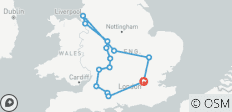  Touring Southern England with London (14 destinations) - 14 destinations 