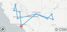  Los Angeles, Las Vegas with National Parks (14 destinations) - 14 destinations 