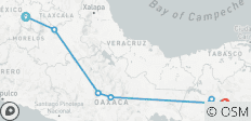  Le Mexique et les itinéraires traditionnels (de Mexico à San Cristóbal de las Casas) - 10 destinations 
