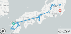  Kyushu, der Berg Koya, die japanischen Alpen und Tokio (18 Reiseziele) - 18 Destinationen 