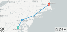  Washington, NY and Boston (4 destinations) - 4 destinations 