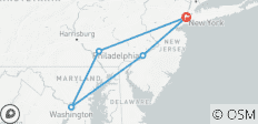  Vol spécial Washington – New York (5 destinations) - 5 destinations 