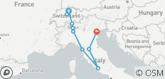  Swiss and Italian Spotlight End Venice (10 destinations) - 10 destinations 