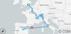 L\'Europe spectaculaire avec Barcelone (29 destinations) - 29 destinations 