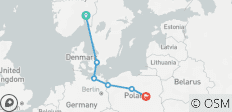  Oslo, Kopenhagen en Polen (6 bestemmingen) - 6 bestemmingen 