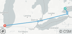 Toronto, Niagara and Chicago (5 destinations)