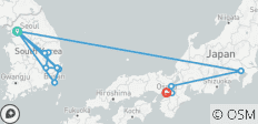  Les merveilles de la Corée et du Japon (13 destinations) - 13 destinations 