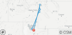  Iconic Yellowstone: From Salt Lake City to the Geysers - 6 destinations 