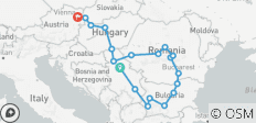  Le patrimoine des Balkans et les villes impériales en 20 jours ; circuit semi-privé avec un accompagnateur dédié et un véhicule privé - 19 destinations 