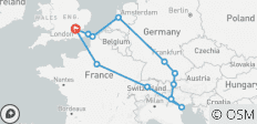  European Horizon (Hotels, Winter, Vertrek vanuit Amsterdam, Klassiek) - 12 bestemmingen 