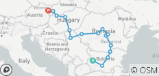  Le circuit ultime : les Balkans et l\'Europe impériale ; circuit semi-privé avec un accompagnateur dédié et un véhicule réservé - 16 destinations 