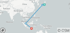  Japan, Singapore &amp; Bali: Culture, City Highlights &amp; Tropical Relaxation W/ Bullet Train, Breakfasts, Transfers &amp; Sightseeing - 5 destinations 