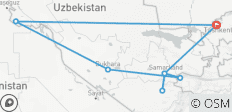  Extended Uzbekistan with A Visit to Tajikistan - 8 destinations 
